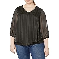 AGB Women's Fashion Popover Top