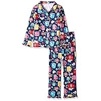 Gymboree Girls' Little 2 Piece Pajama Set, Mug Print, XS