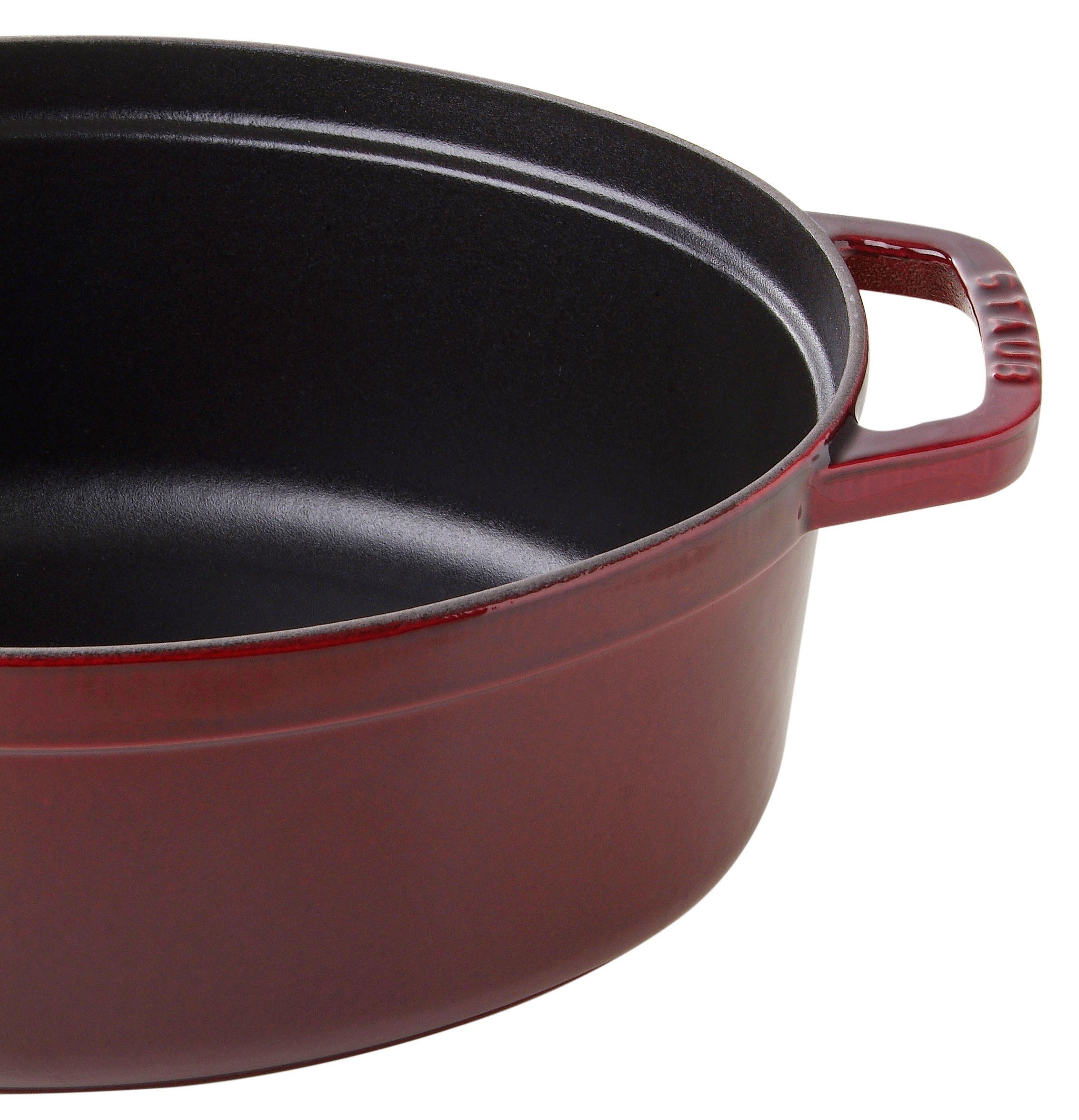 STAUB Cocotte Oval 29cm Grenadine red