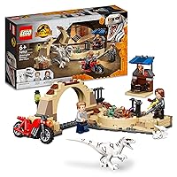 LEGO Jurassic World Atrociraptor Dinosaur: Bike Chase Set 76945, Dinosaur Toys for Boys, Girls, Kids Age 6 Plus, with 3 Dino Figures and Toy Motorcycle