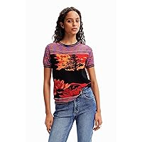 Desigual Women's Knit Landscape T-Shirt