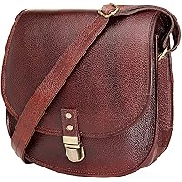 URBAN LEATHER 9 inch + 11 inch Crossbody Bag for Girls and Women, Genuine Leather Bags