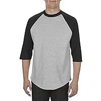 Alstyle - Classic Raglan Three-Quarter Sleeve T-Shirt - 1334