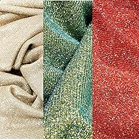 Glitter Stretch Polyester Fabric Blush, Royal and Wine Color 57