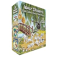 Walt Disney's Little Golden Board Book Library (Disney Classic): Pinocchio; Alice in Wonderland; 101 Dalmatians (Little Golden Book)