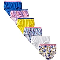Fruit of the Loom Little Girls' Assorted Brief (Pack of 6)