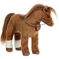 Breyer Aurora® Exquisite Quarter Horse Stuffed Animal - Realistic Detailing - Imaginative Play - Brown 13 Inches