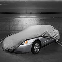 FH Group C502-L Universal Fit Large Non-Woven Resistant Automotive Car Cover, Fits Cars up to 190 Inches