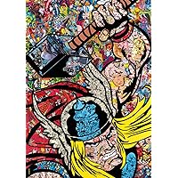 Buffalo Games - Marvel - Thor Collage - 500 Piece Jigsaw Puzzle for Adults Challenging Puzzle Perfect for Game Nights - 500 Piece Finished Size is 21.25 x 15.00