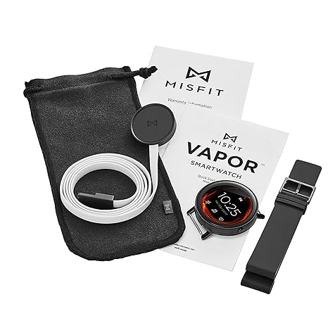 Misfit Vapor Touchscreen Smartwatch, Black