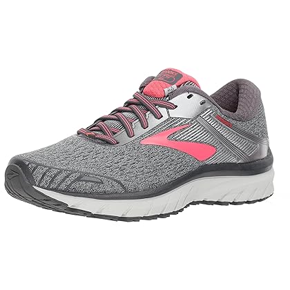 Brooks Adrenaline GTS 18 Women's Running 9 B(M) US Ebony-Silver-Pink