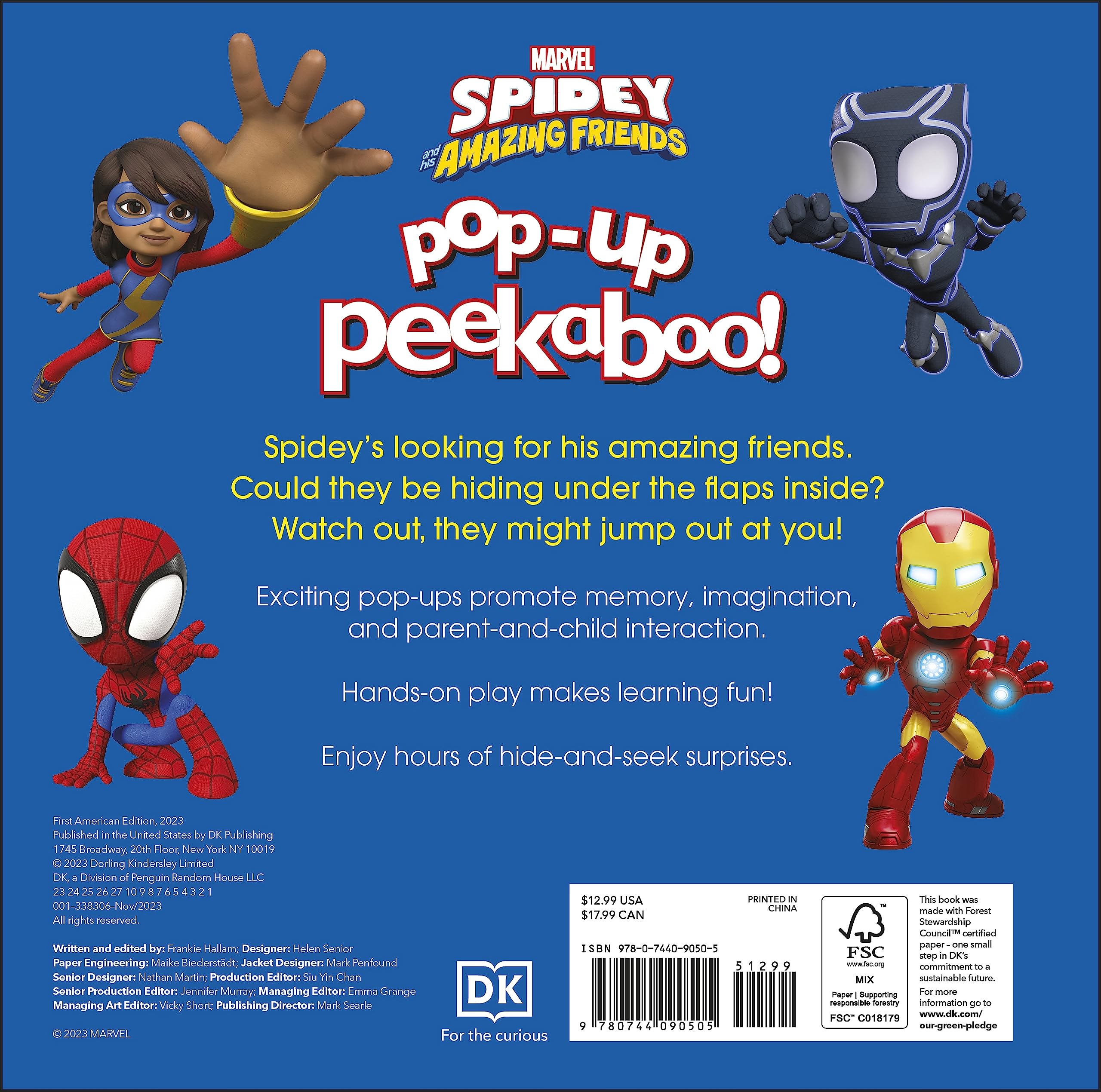 Pop-Up Peekaboo! Marvel Spidey and his Amazing Friends