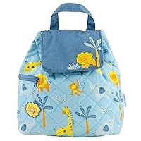 Stephen Joseph Kids' Quilted Backpack, Zoo, One Size