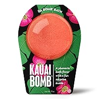 DA BOMB Kauai Bath Bomb, Red, 7oz