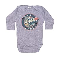 Space Baby Announcement/Just Landed/Rocket Onesie/Galaxy Bodysuit