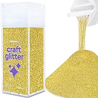 Hemway Craft Glitter Shaker 130g / 4.6oz Glitter for Arts, Crafts, Resin, Tumblers, Nails, Painting, Decoration, Festival, Cosmetic, Body - Microfine (1/256