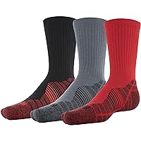 Under Armour Elevated Performance Crew Socks, 3-Pairs