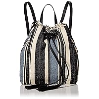Lucky Brand Alzon Backpack, Black Stripe