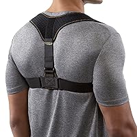 Health Unisex Posture Support, Adjustable,Black