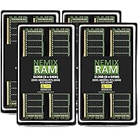 NEMIX RAM 512GB (8X64GB) DDR5 4800MHZ PC5-38400 1.1V 288-PIN 2Rx4 Registered ECC RDIMM Server Memory MR38400-924