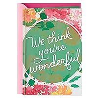 Hallmark Mother's Day Card from All (We Think You're Wonderful)