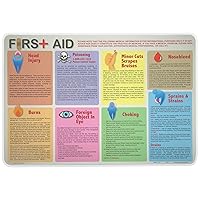 First Aid Placemat, 12 x 17 1/2 inches