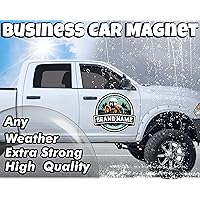 Car Magnet Sign | Personalized Logo for Your Car Van Truck | Advertise Your Business | Large Size |Professionally Printed
