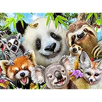 Selfies - Panda & Friends Selfies - 500 Piece Jigsaw Puzzle