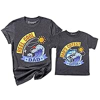 TEEAMORE Father and Son Shirts Matching Daddy and Me Gifts Dad and Daughter Fathers Day Outfits