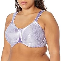 Bali Women's Satin Tracings Minimizer Bra, Bustline Slimmer Underwire Bra, Full Coverage