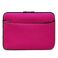 15.6 inch Slim Laptop Sleeve for Samsung Galaxy Book Pro 360, Flex 15, Ion 15.6, Chromebook 4 Plus, Notebook 9 Pro, 7 Spin Force, 5 (Pink)