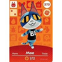 Nintendo Animal Crossing Happy Home Designer Amiibo Card Moe 273/300 USA Version