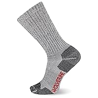 Wolverine Men's Safety Toe Work Boot Crew Socks - 2 Pairs - Durable Cushioning