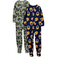 Simple Joys by Carter's Kids' Holiday Loose-fit Flame Resistant Fleece Footed Pajamas