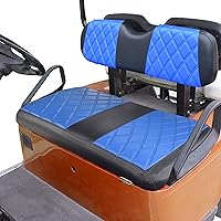 Golf Cart Diamond Seat Covers Kit, Fit for Club Car EZGO Yamaha Ordinary Seat Cushion, No Need to Use Gun Nails, Golf Cart Vinyl Seat Covers