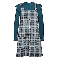 Bonnie Jean Girls 4-16 Textured Top Knit Jumper Dress