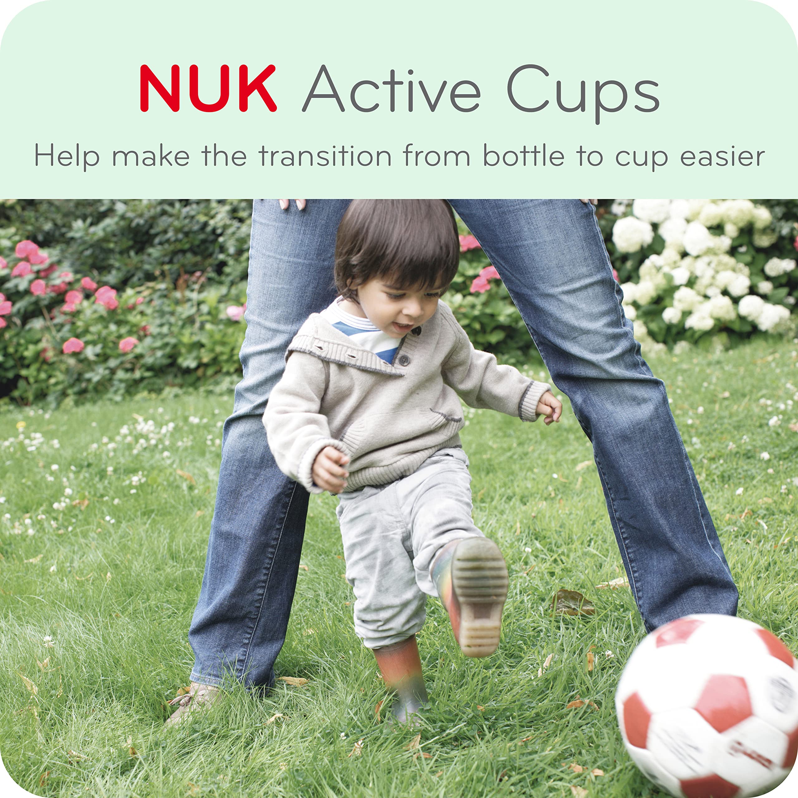 NUK Active Cup, 10 Oz, 2-Pack, Colors May Vary