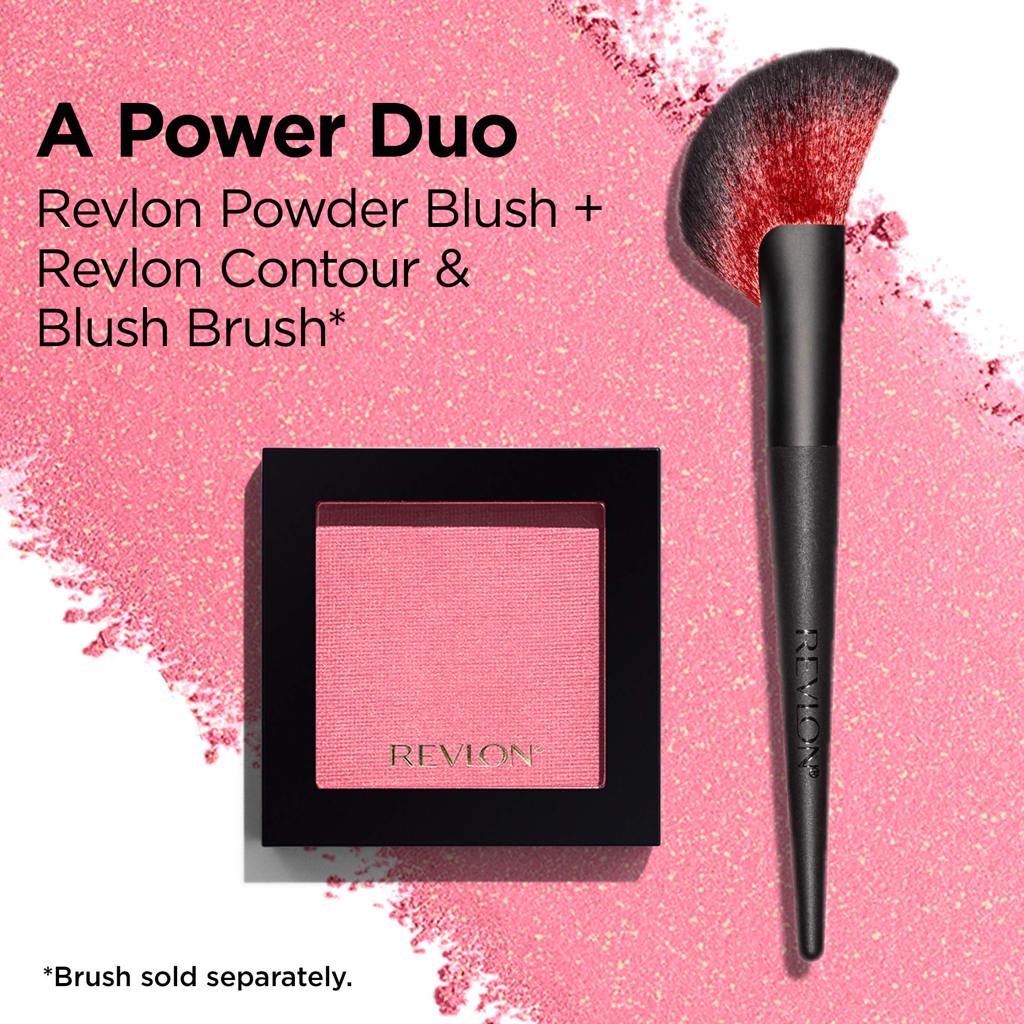 Blush by Revlon, Powder Blush Face Makeup, High Impact Buildable Color, Lightweight & Smooth Finish, 001 Oh Baby! Pink, 0.17 Oz