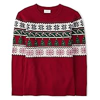 The Children's Place Women's Long Sleeve Christmas Sweater