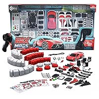 HEXMODS Pro Series Elite Raceway, Rechargeable Remote Control Car, Model Car Kits for Kids & Adults, STEM Toys for Kids Ages 14 & Up
