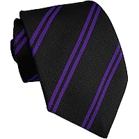 School Ties (14 Double Stripe Variations) Secondary/High School Size