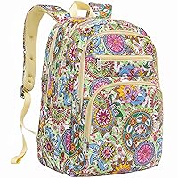 Travel Backpack for Women Large Overnight Weekender Bag Lightweight Casual Daypack College Campus Backpacks Fits 15.6 inch Laptop XL Carry On Back Pack Airline Approved Paisley Print Mochilas De Mujer