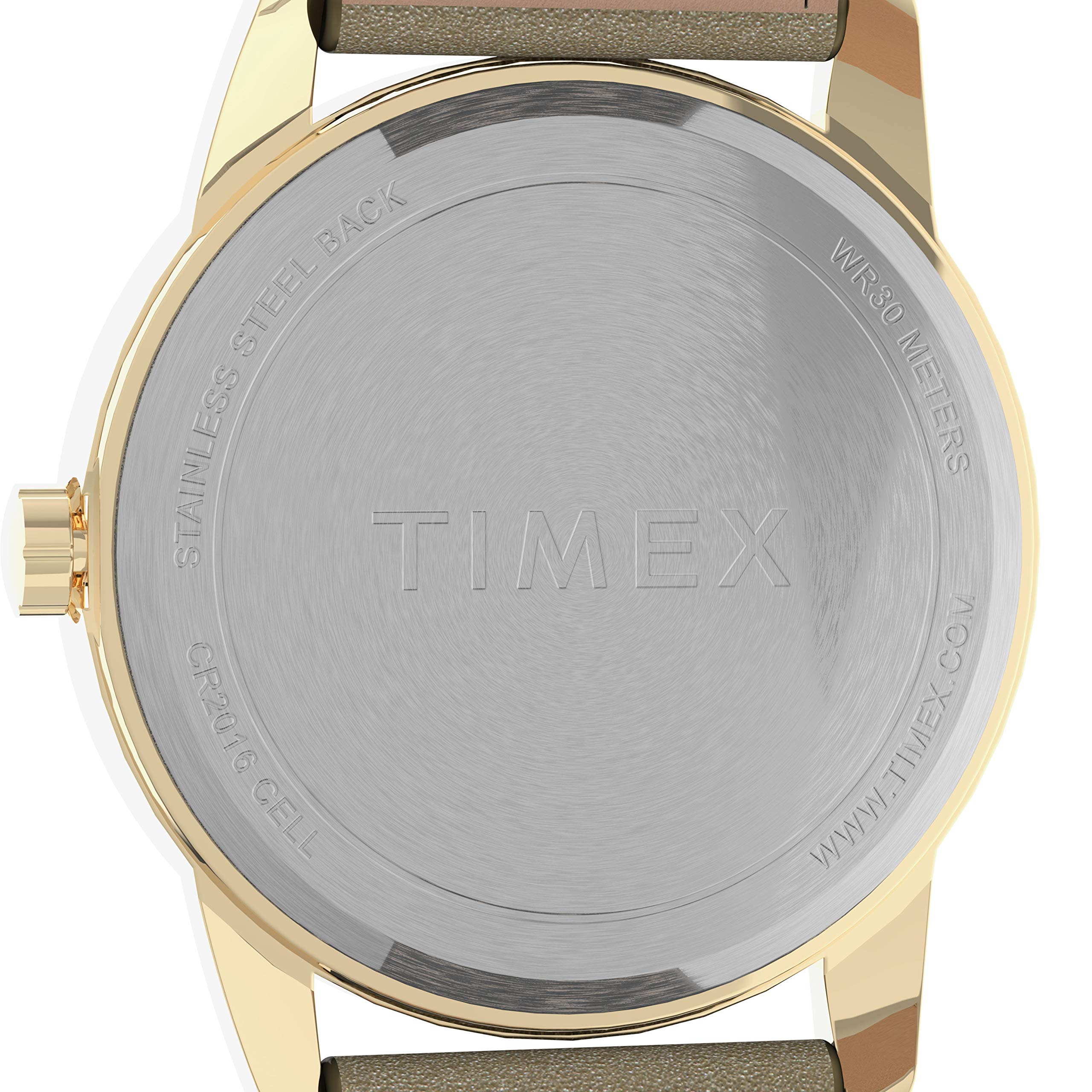 Timex Women's Easy Reader Date Leather Strap 38mm Watch