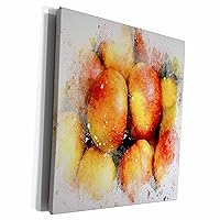 3dRose A Bunch Of Red Apples Image Of Watercolor - Museum Grade Canvas Wrap (cw_349393_1)