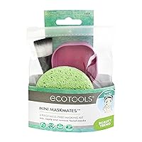 EcoTools Mini Mask Mates 4 Piece Kit For Easy Application of Face Mask of All Kinds, Whether for Clay Mask, Mud Mask, or Korean Skin Care