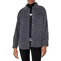 [BLANKNYC] mens Luxury Clothing Quilted Print Jacket, Comfortable & Stylish Windbreaker Coat