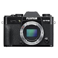 Fujifilm X-T10 Mirrorless Digital Camera (Black Body Only) - International Version (No Warranty)