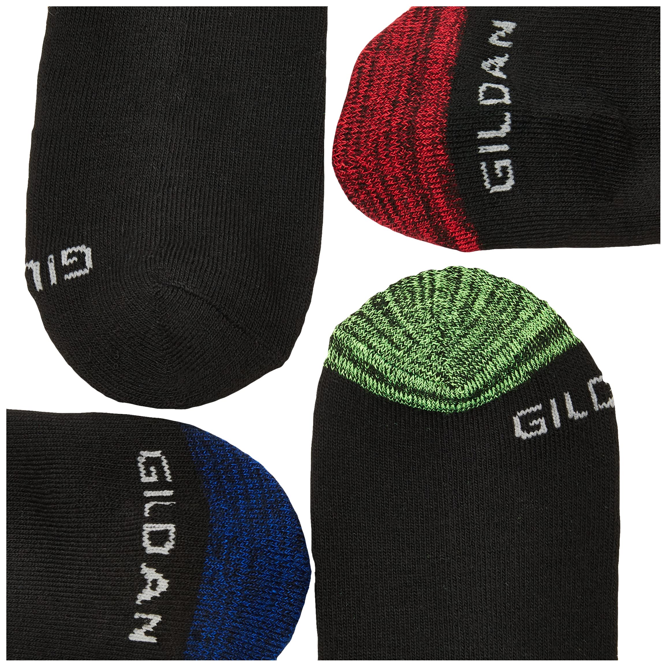 Gildan Men's Polyester Half Cushion Ankle Socks, 12-Pack