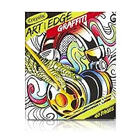 Crayola Art with Edge, Graffiti Adult Coloring Book