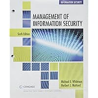 Management of Information Security, Loose-Leaf Version Management of Information Security, Loose-Leaf Version Paperback eTextbook Loose Leaf